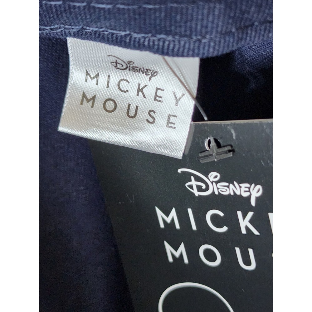 Disney Classic Mickey Mouse Happy‎ Stance Retro Blue Adjustable Baseball Hat Cap - Picture 8 of 10